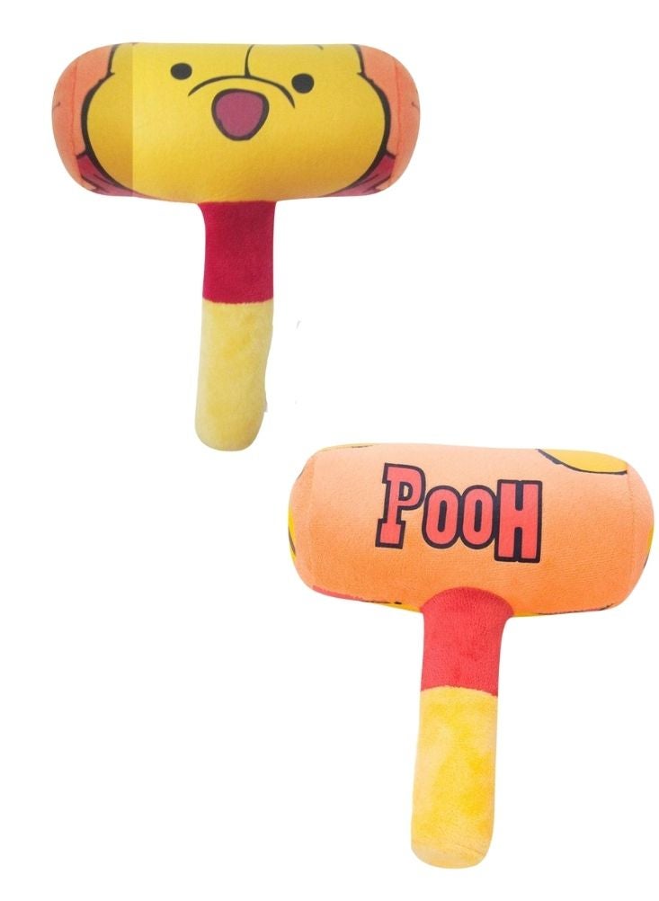 Premium Winnie the Pooh–Style Plush Squeaky Hammer Toy – Soft Safe Toddler Play Hammer - Image 2
